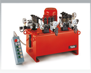 Yale 4-Strom-Hydraulikaggregat mit Elektromagnet-Wegeventilen PMF